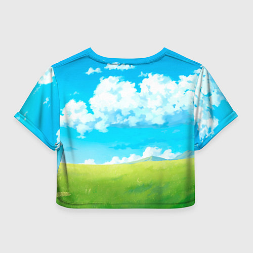 Женский топ Слоненок с цветочком / 3D-принт – фото 2