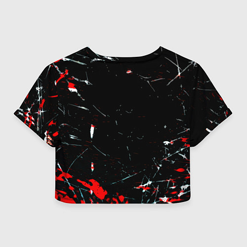 Женский топ Бавария Мюнхен штрихи красок / 3D-принт – фото 2