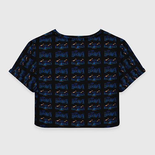 Женский топ Happy halloween pattern / 3D-принт – фото 2