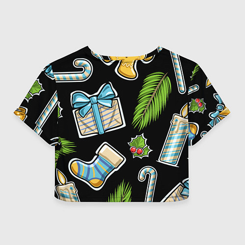 Женский топ Christmas soul / 3D-принт – фото 2