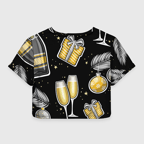 Женский топ Новогодний вайб / 3D-принт – фото 2