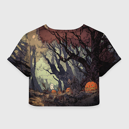 Женский топ Призрачный лес / 3D-принт – фото 2