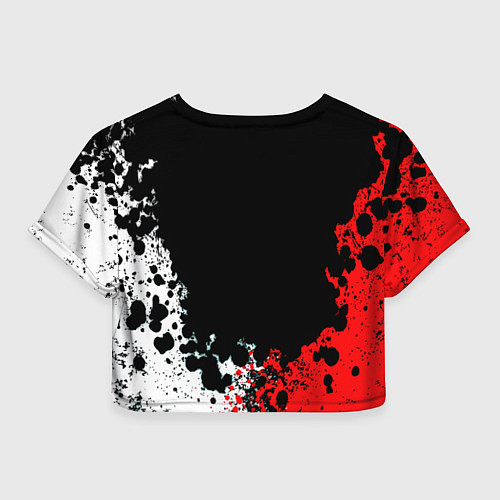 Женский топ Манчестер Юнайтед краски абстрактные / 3D-принт – фото 2