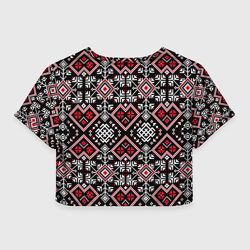 Женский топ Славянский орнамент обережный / 3D-принт – фото 2