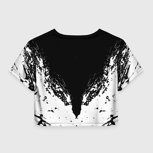 Женский топ Ювентус краски всплеск текстура / 3D-принт – фото 2