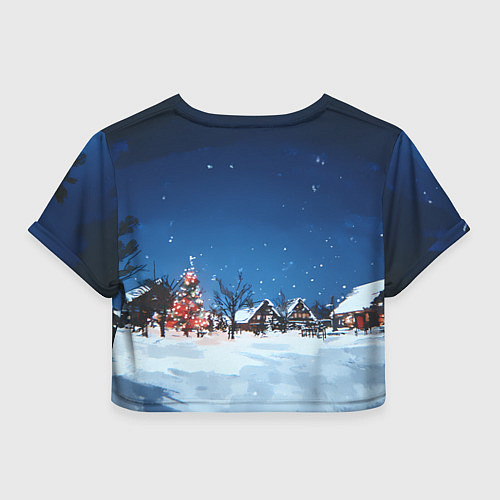 Женский топ Загадай желания перед Новым годом / 3D-принт – фото 2