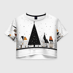 Женский топ Новый год - минимализм