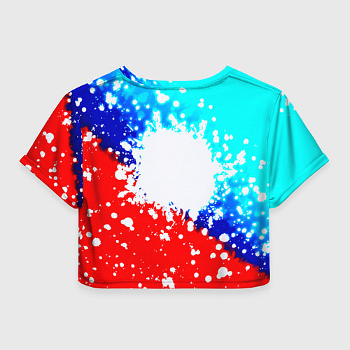 Женский топ Манчестер Юнайтед неон / 3D-принт – фото 2