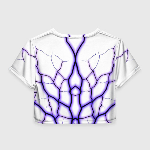 Женский топ Color white purple / 3D-принт – фото 2