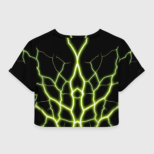 Женский топ Color green black / 3D-принт – фото 2