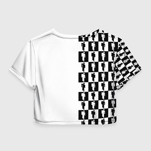 Женский топ Ювентус паттерн люди / 3D-принт – фото 2