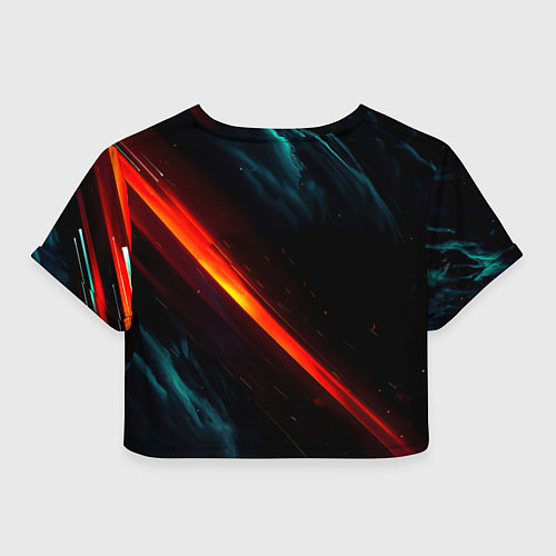 Женский топ Манчестер Юнайтед абстракция / 3D-принт – фото 2