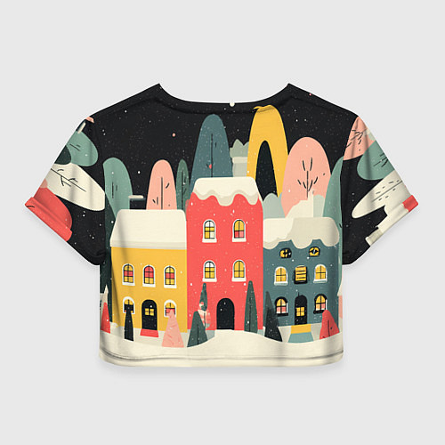 Женский топ С наступающем лошадка со звездочкой / 3D-принт – фото 2