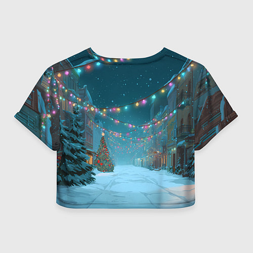 Женский топ Новогодняя лошадка 2026 год / 3D-принт – фото 2