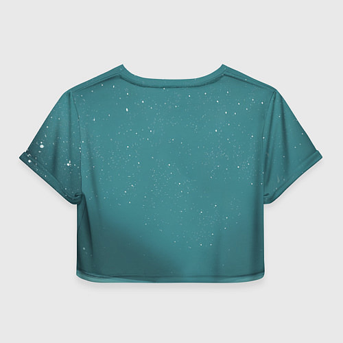 Женский топ Новогодний недовольный бульдог / 3D-принт – фото 2