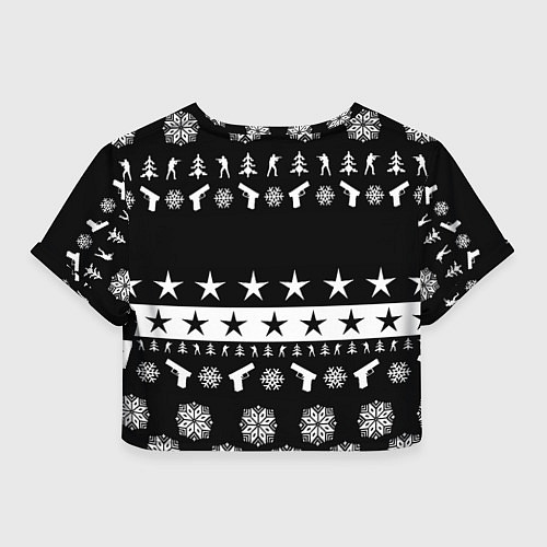 Женский топ Borussia x counter strike / 3D-принт – фото 2