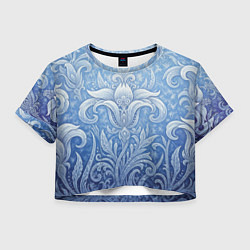 Женский топ Ледяной цветочный орнамент