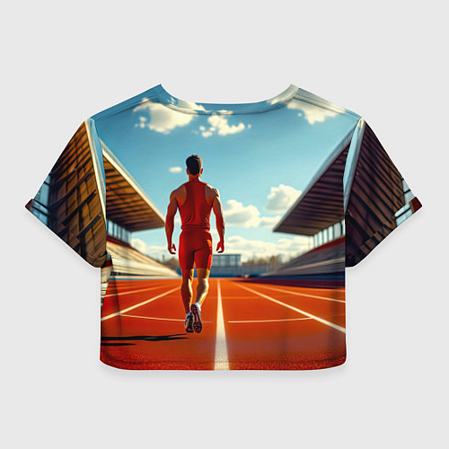 Женский топ Путь к победе / 3D-принт – фото 2