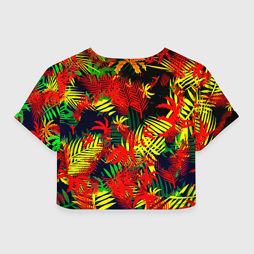 Женский топ Манчестер Юнайтед тропики / 3D-принт – фото 2