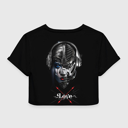 Женский топ Mind Vortex Colour / 3D-принт – фото 2