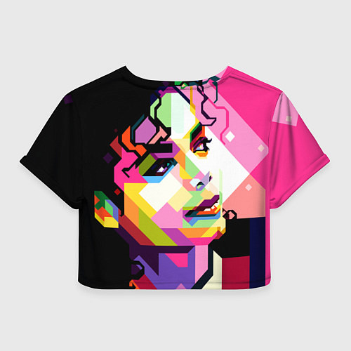 Женский топ Michael Jackson Art / 3D-принт – фото 2