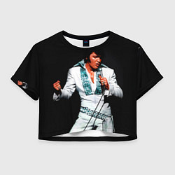 Женский топ Элвис поет