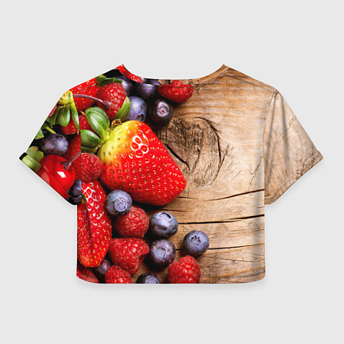 Женский топ Ягодный микс / 3D-принт – фото 2