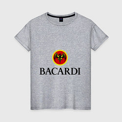 Футболка хлопковая женская Bacardi, цвет: меланж