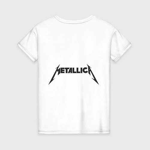 Женская футболка Metallica / Белый – фото 2