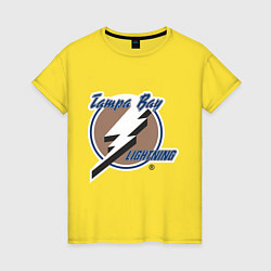 Футболка хлопковая женская Tampa Bay, цвет: желтый