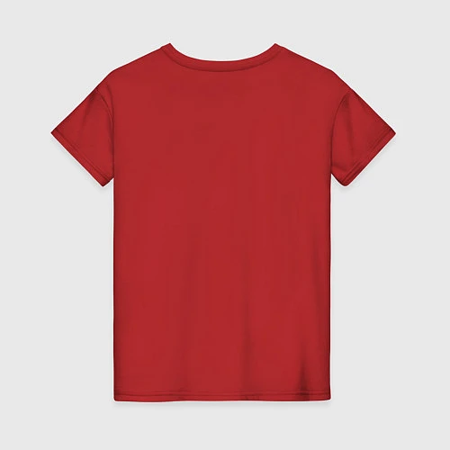 Женская футболка Пиратский знак / Красный – фото 2