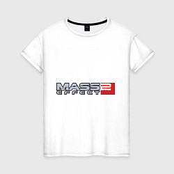 Футболка хлопковая женская Mass Effect 2, цвет: белый