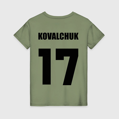 Женская футболка New Jersey Devils: Kovalchuk 17 / Авокадо – фото 2