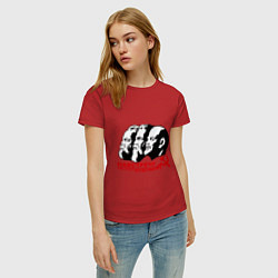 Футболка хлопковая женская Навстречу будущему СССР, цвет: красный — фото 2