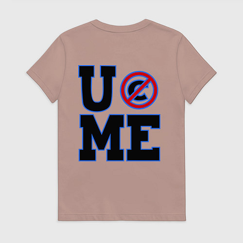 Женская футболка Never Give Up: Cenation / Пыльно-розовый – фото 2