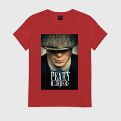 Футболка хлопковая женская Peaky Blinders, цвет: красный