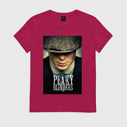Футболка хлопковая женская Peaky Blinders, цвет: маджента