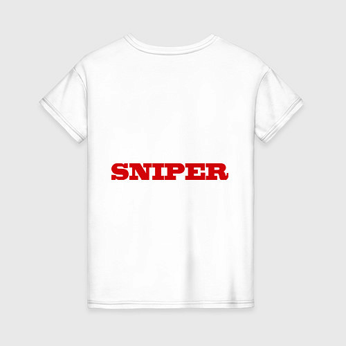 Женская футболка TF2: Sniper / Белый – фото 2