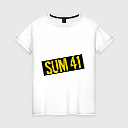 Женская футболка Sum-41