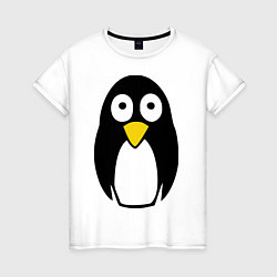 Женская футболка Милый пингвин