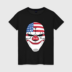 Футболка хлопковая женская American Mask, цвет: черный