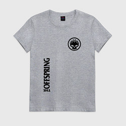 Футболка хлопковая женская The Offspring, цвет: меланж