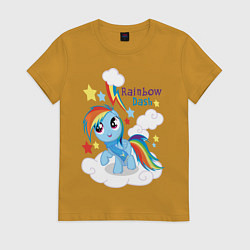 Женская футболка Rainbow Dash