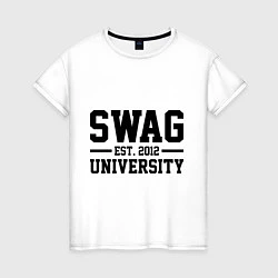 Женская футболка Swag University