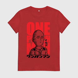 Футболка хлопковая женская Ok Hero, цвет: красный