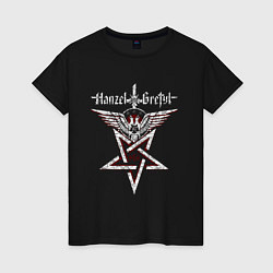 Футболка хлопковая женская Hanzel und Gretyl 87, цвет: черный