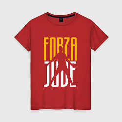 Футболка хлопковая женская Forza Juve, цвет: красный