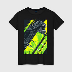 Женская футболка Чужой alien