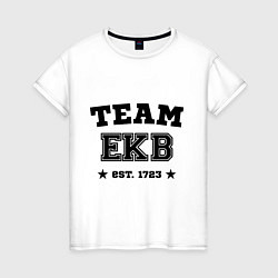 Женская футболка Team EKB est. 1723