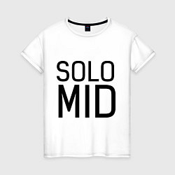 Женская футболка Solo mid